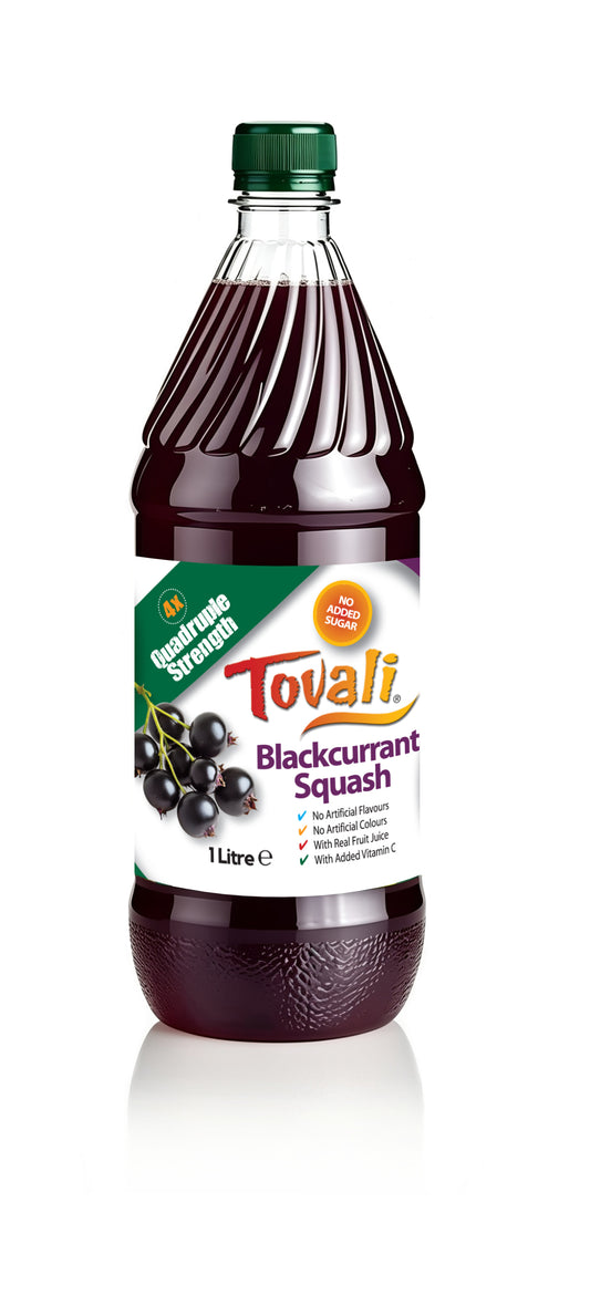 New 'Blackcurrant squash' Quadruple Strength (4X) with added Vitamin C