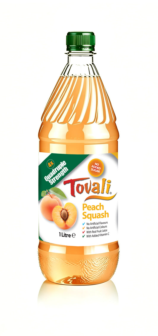 New 'Peach squash' Quadruple Strength (4X) with added Vitamin C