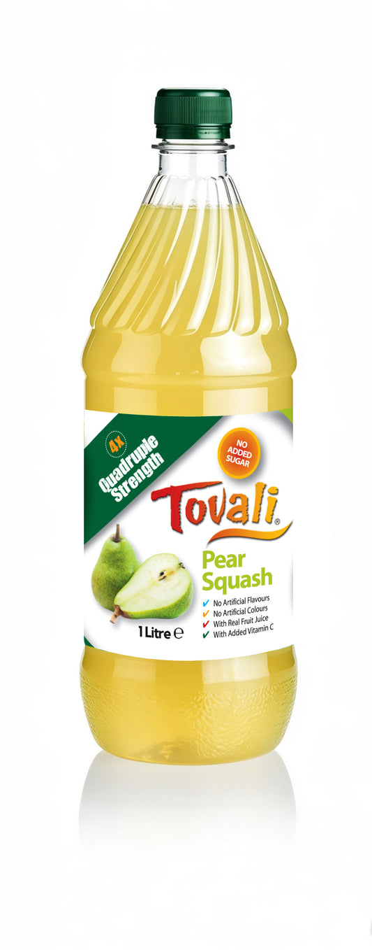 New 'Pear squash' Quadruple Strength (4X) with added Vitamin C